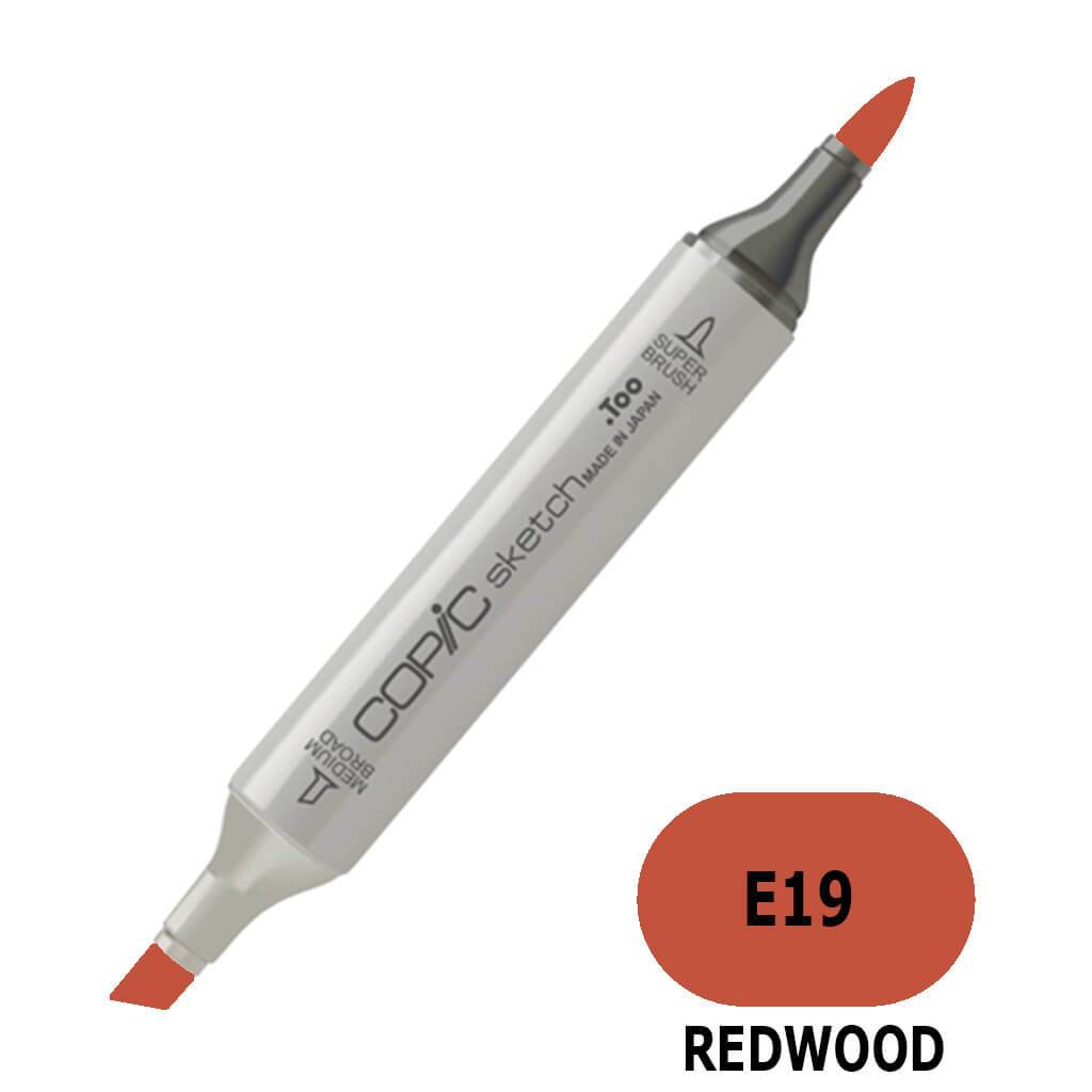 Sketch Marker E19 Redwood