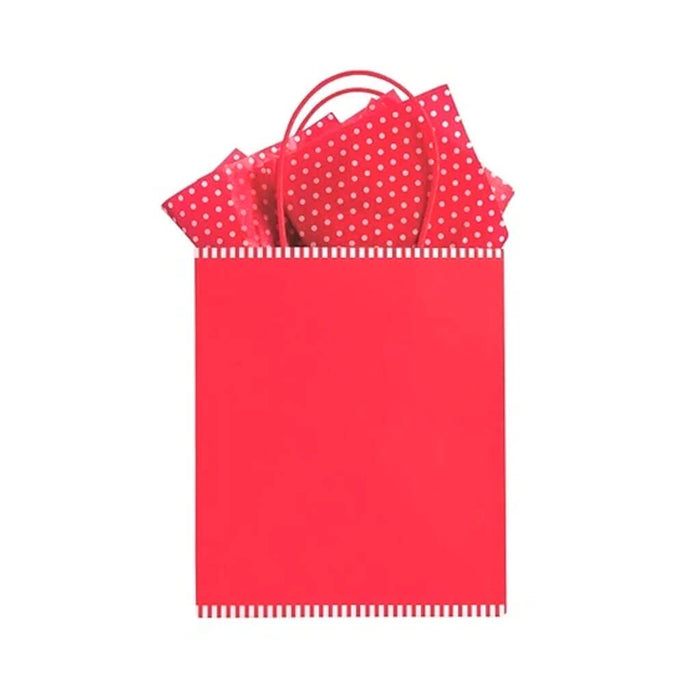 Tote Bag Peppermint Swirl Kraft