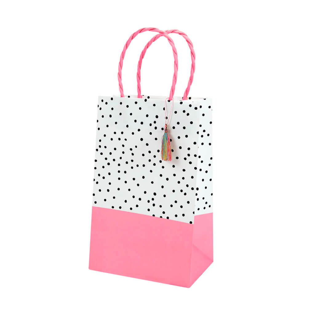 Tote Bag Spotted In Pink Small