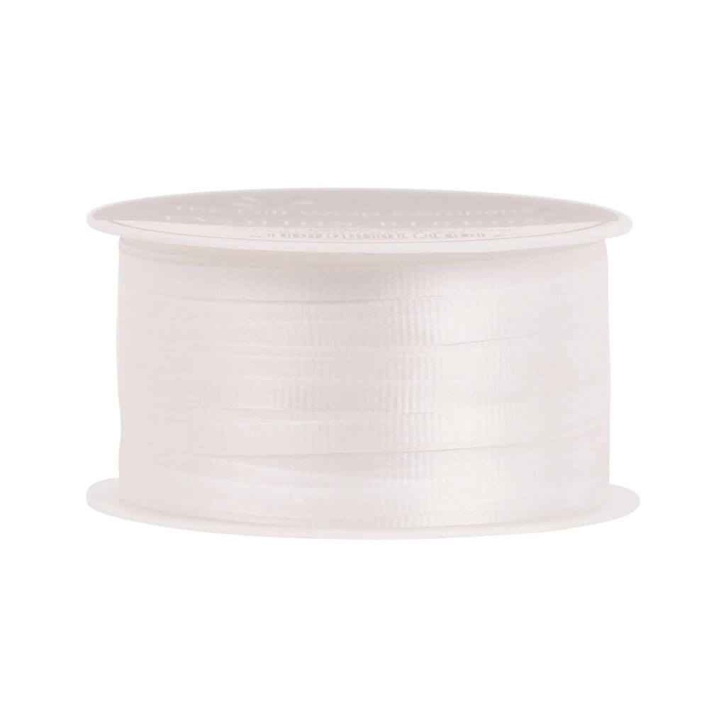 Curling Ribbon White High Gloss