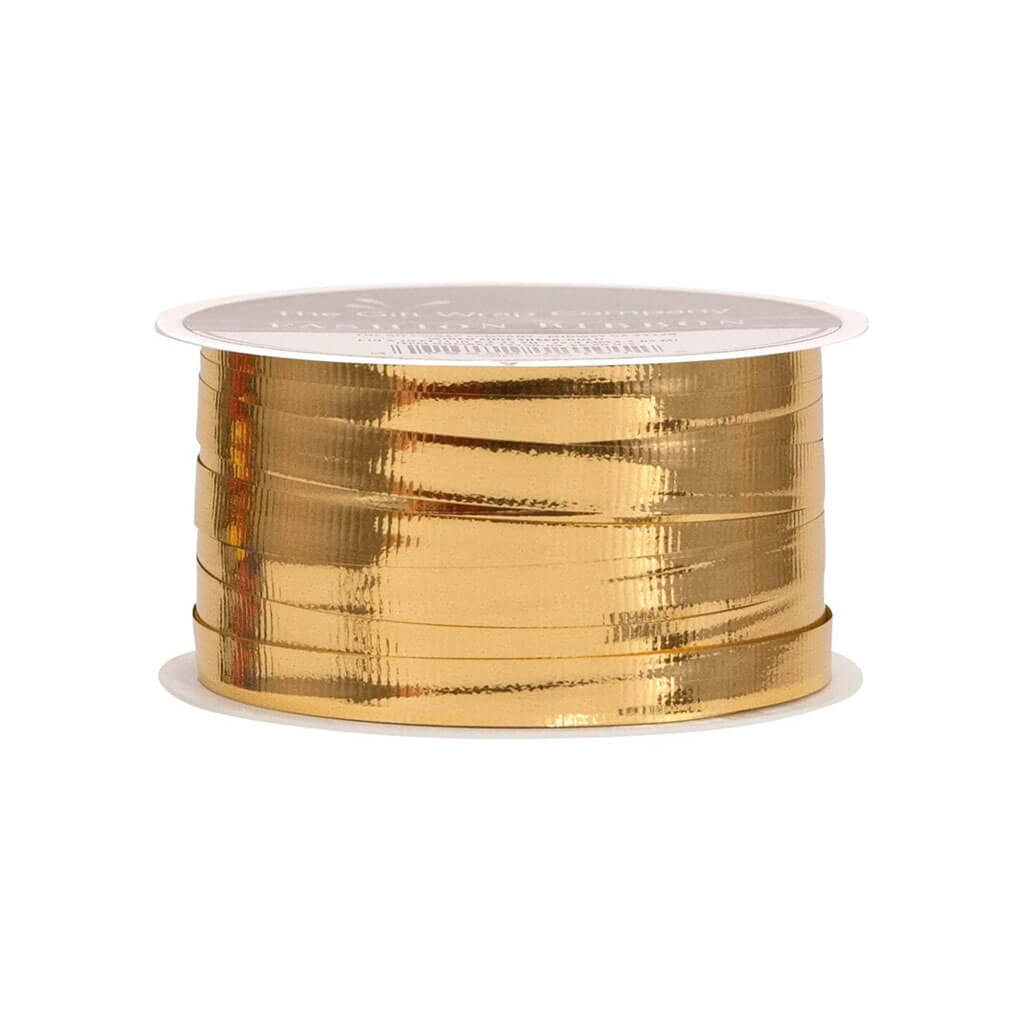 Poly Ribbon Gold Mettalic Curling Spools