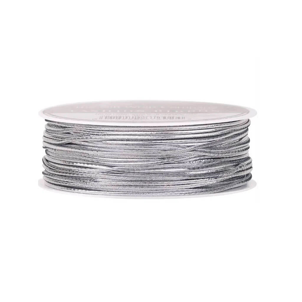 Elastic Tinsel Cord Elastic Tinsel Cord Silver