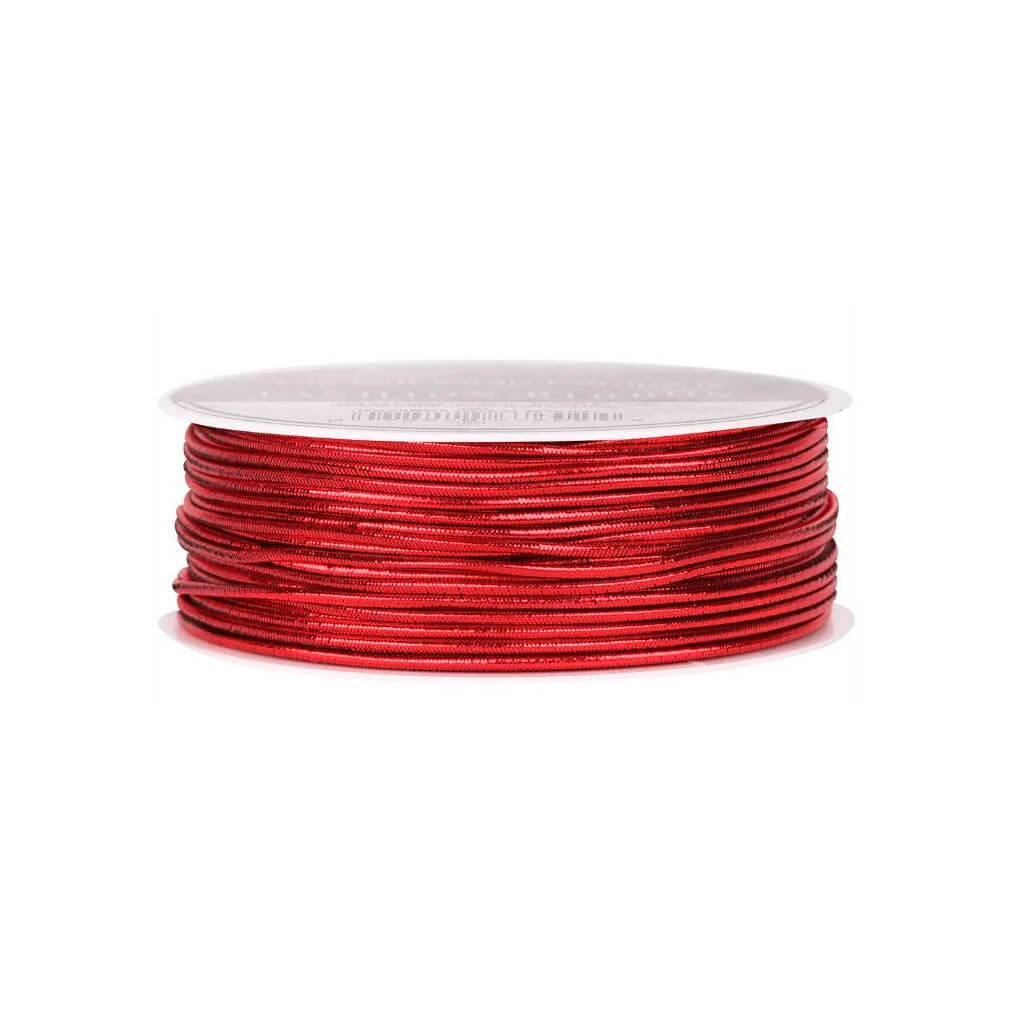Elastic Tinsel Cord Elastic Tinsel Cord Red