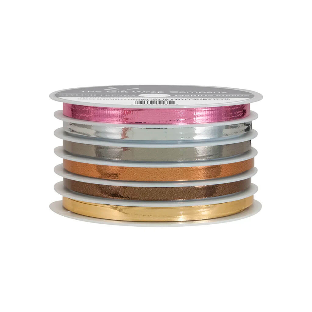 Elastic Tinsel Cord Metal Bliss 6 Channel Ribbons