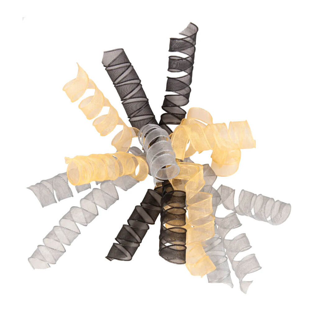 Curly Sheer Bow Elegance