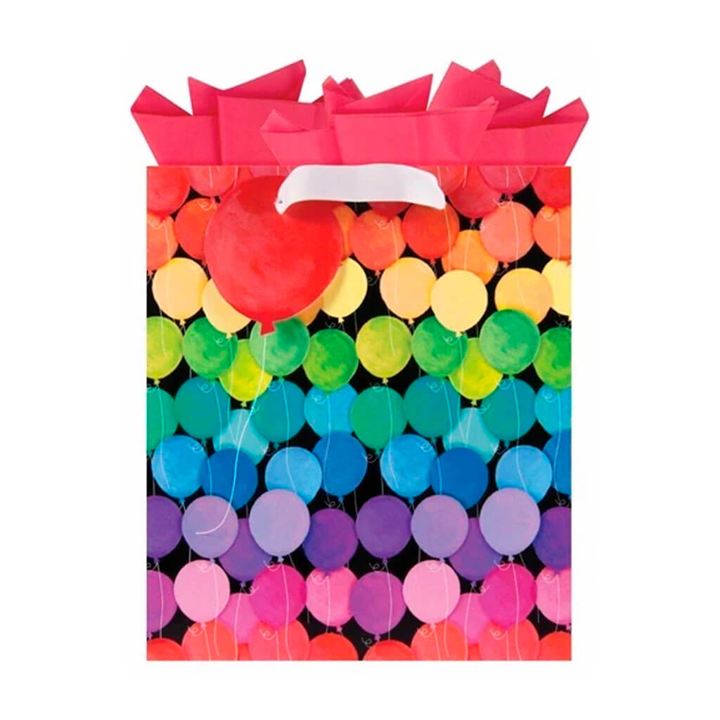 Rainbow Balloons Medium Gift Bags