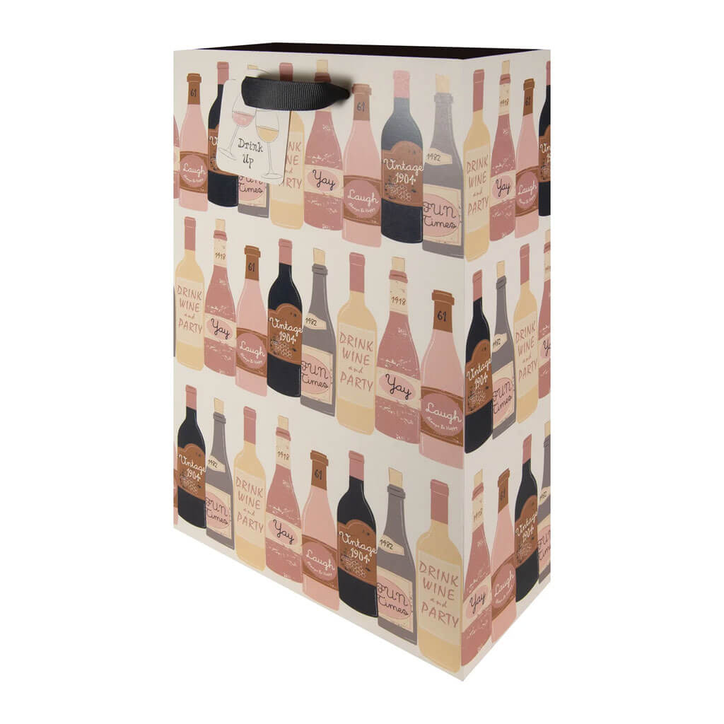 Drink Up Double Bottle Gift Bags