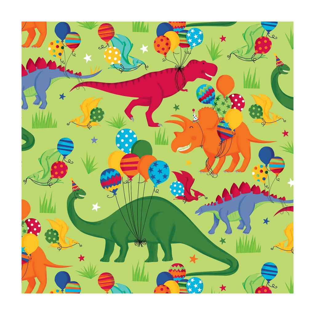 Dinosauria Gift Wrap Roll, 5ft