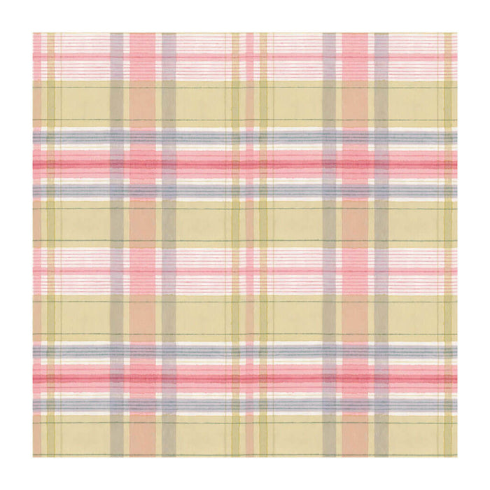 Spring Plaid Gift Wrap Roll, 5ft