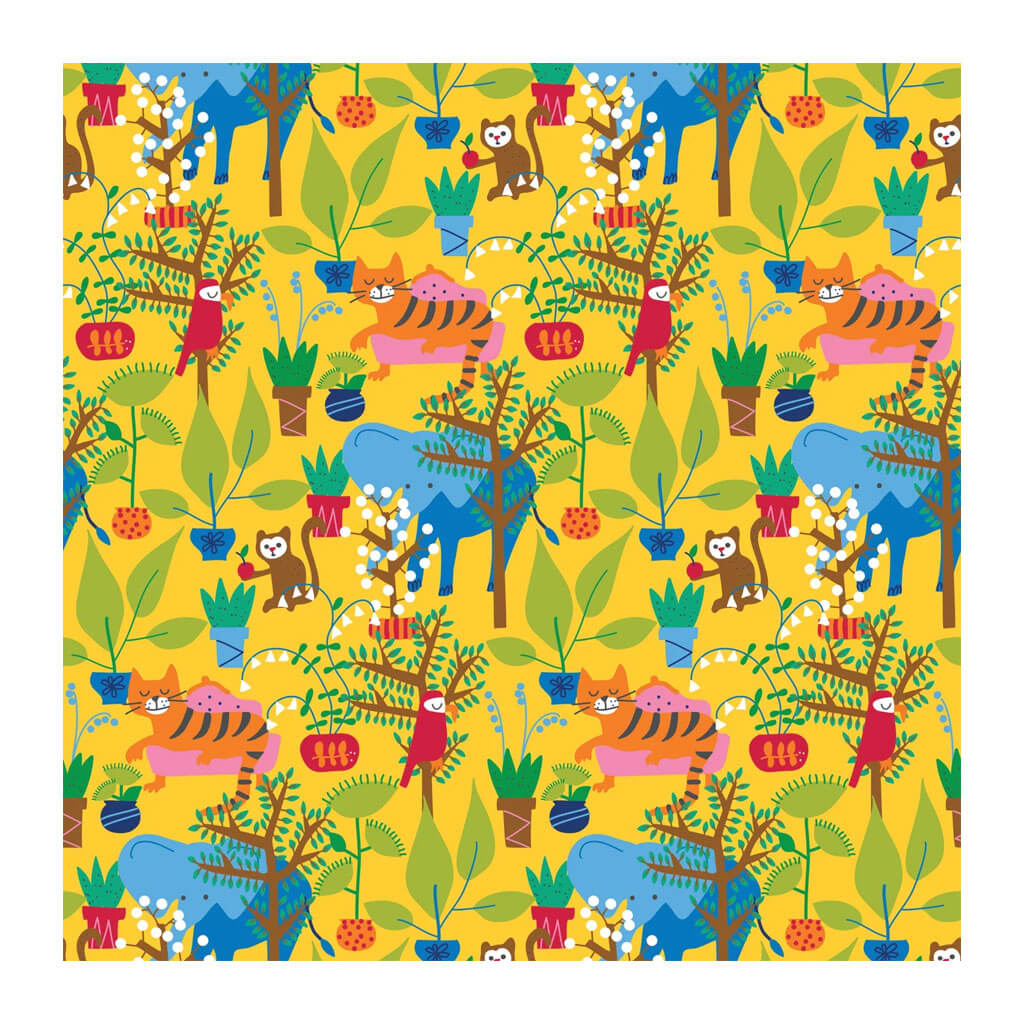 Silly Safari Gift Wrap Roll, 5ft