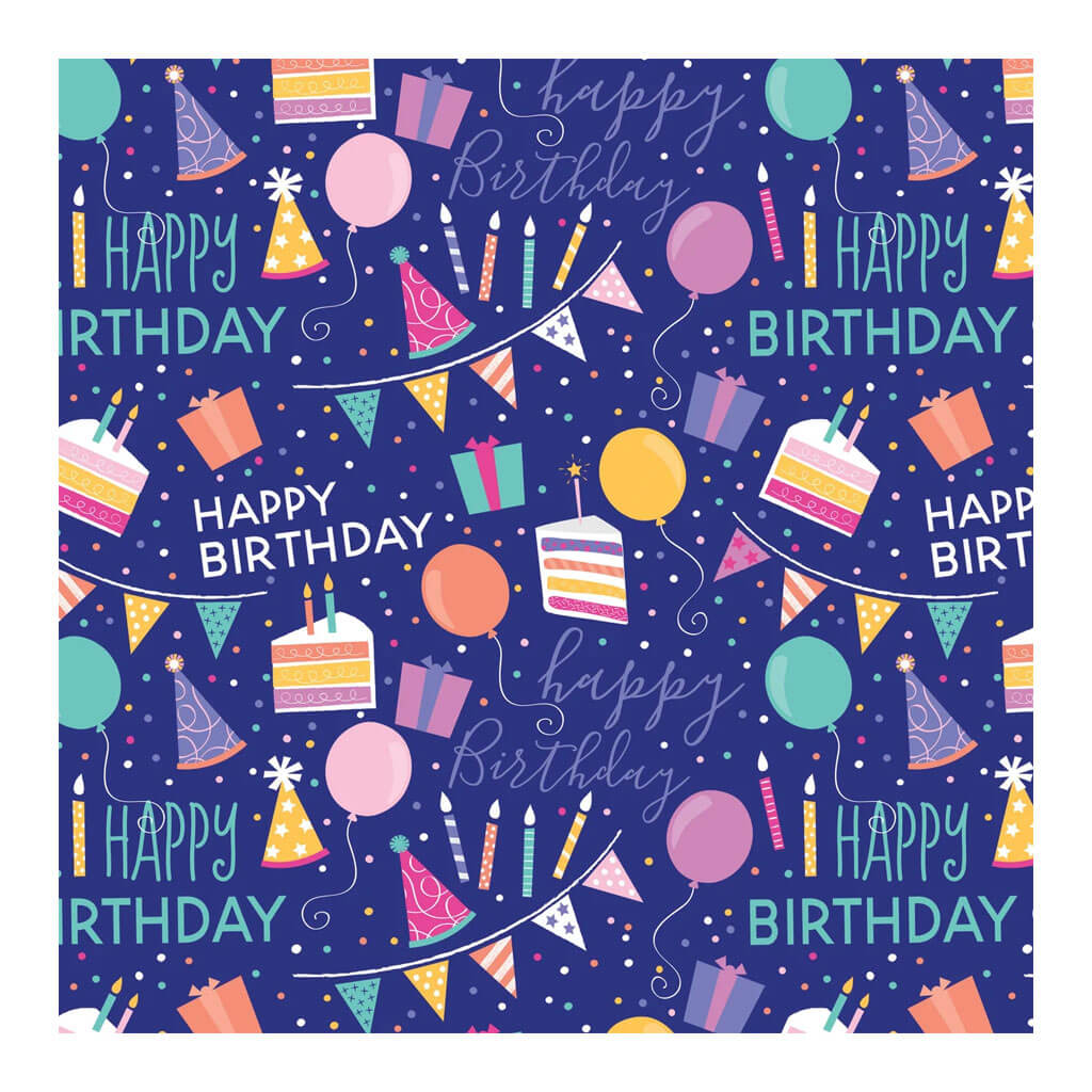 Surprise Party Gift Wrap Roll, 5ft