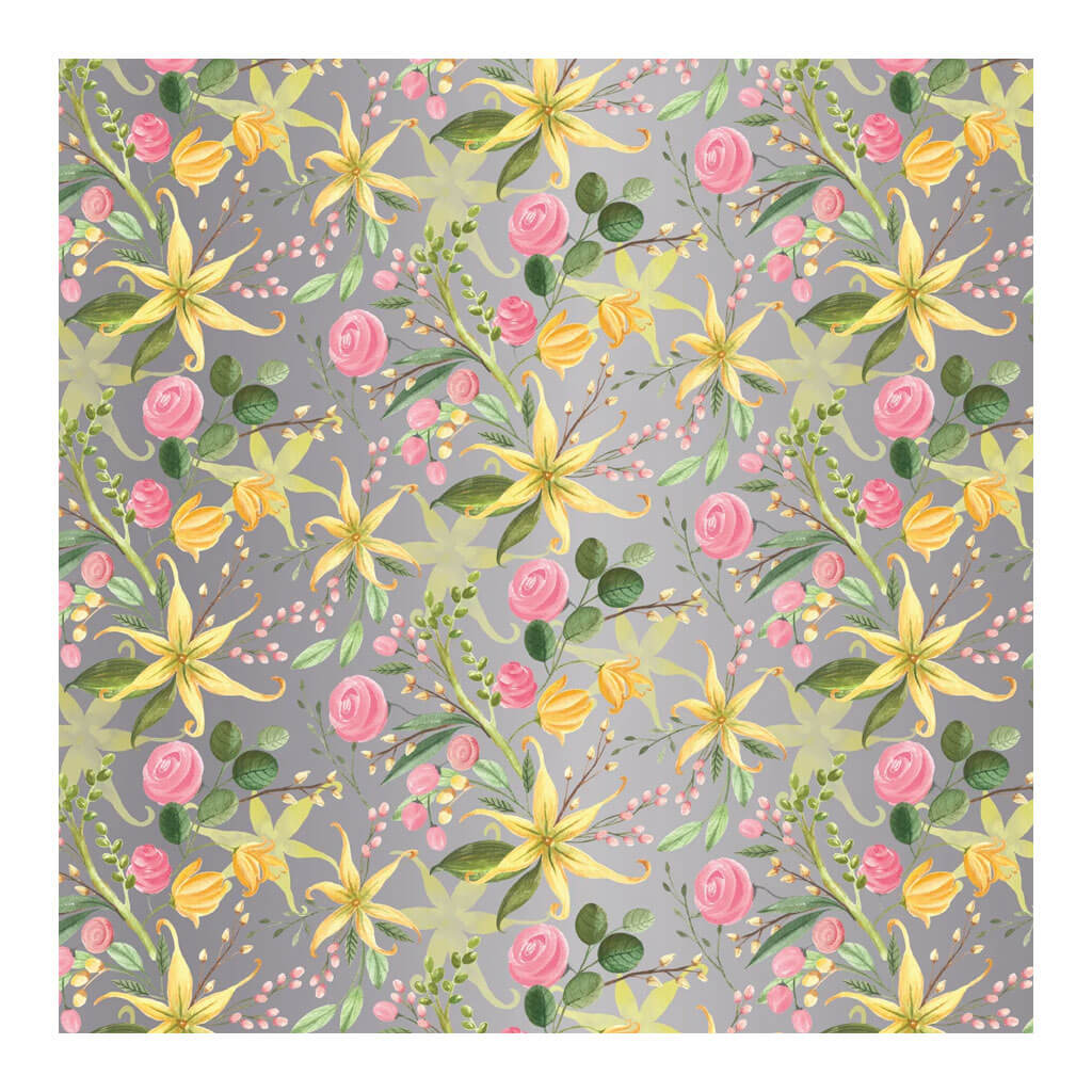 Meadow Lilies Gift Wrap Roll, 5ft