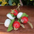 Caprese Skewers - Tomato, Mozzarella Ball And Basil On Skewer (Set Of 3)