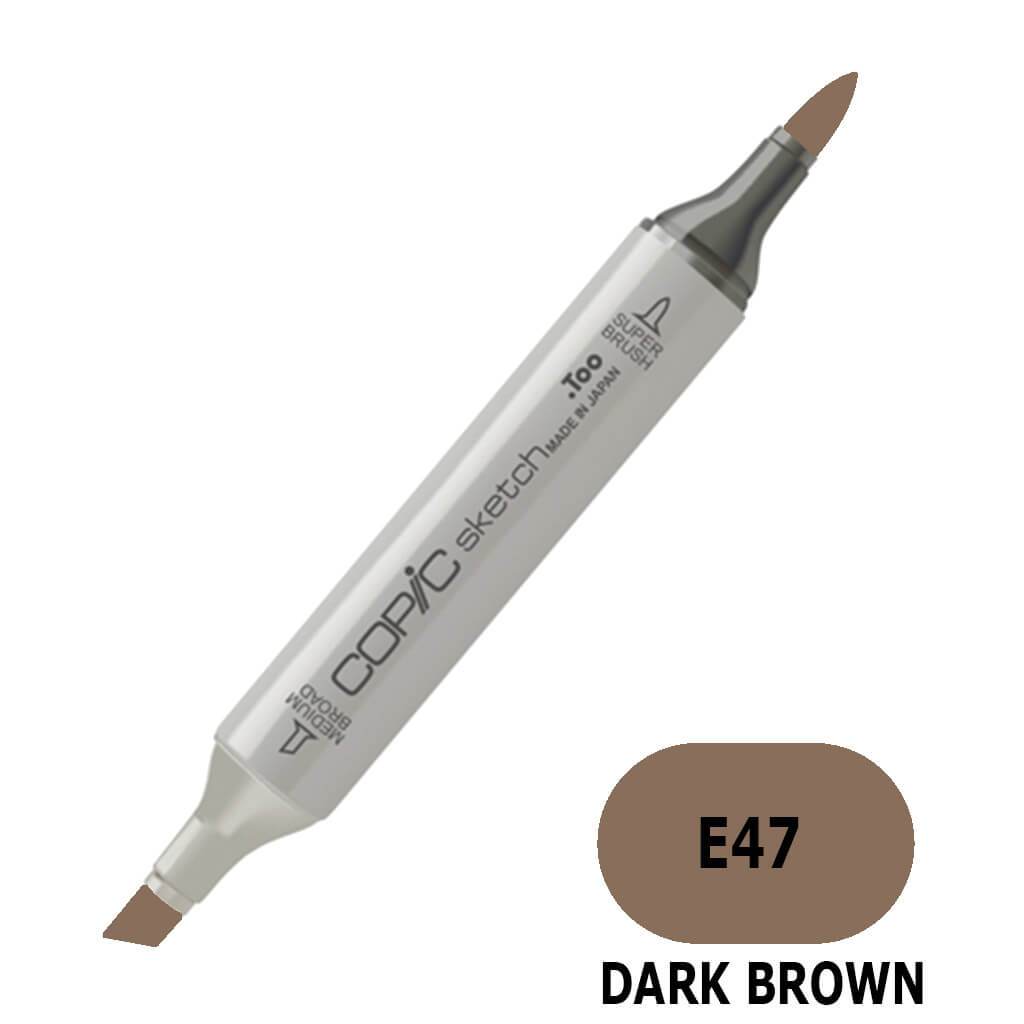 Sketch Marker E47 Dark Brown