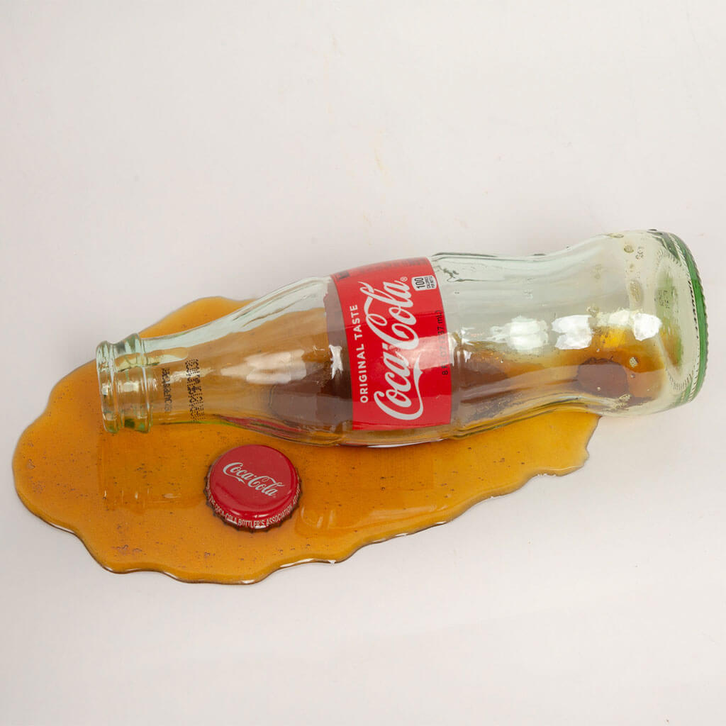 Spilled Coke Bottle