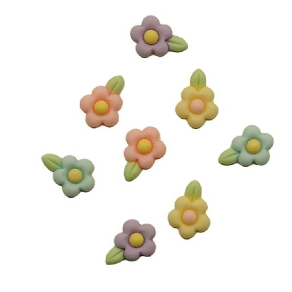 Buttons Galore Flatbackz Embellishments Dainty Daisies