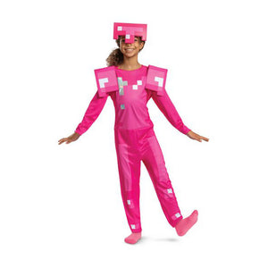 Pink Armor Classic Jumpsuit Child Costume