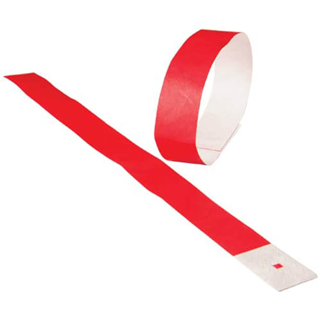 Event Wristbands 100pcs Red