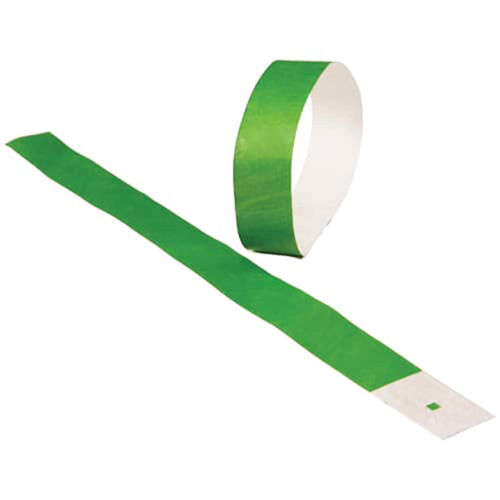 Event Wristbands 100pcs Green