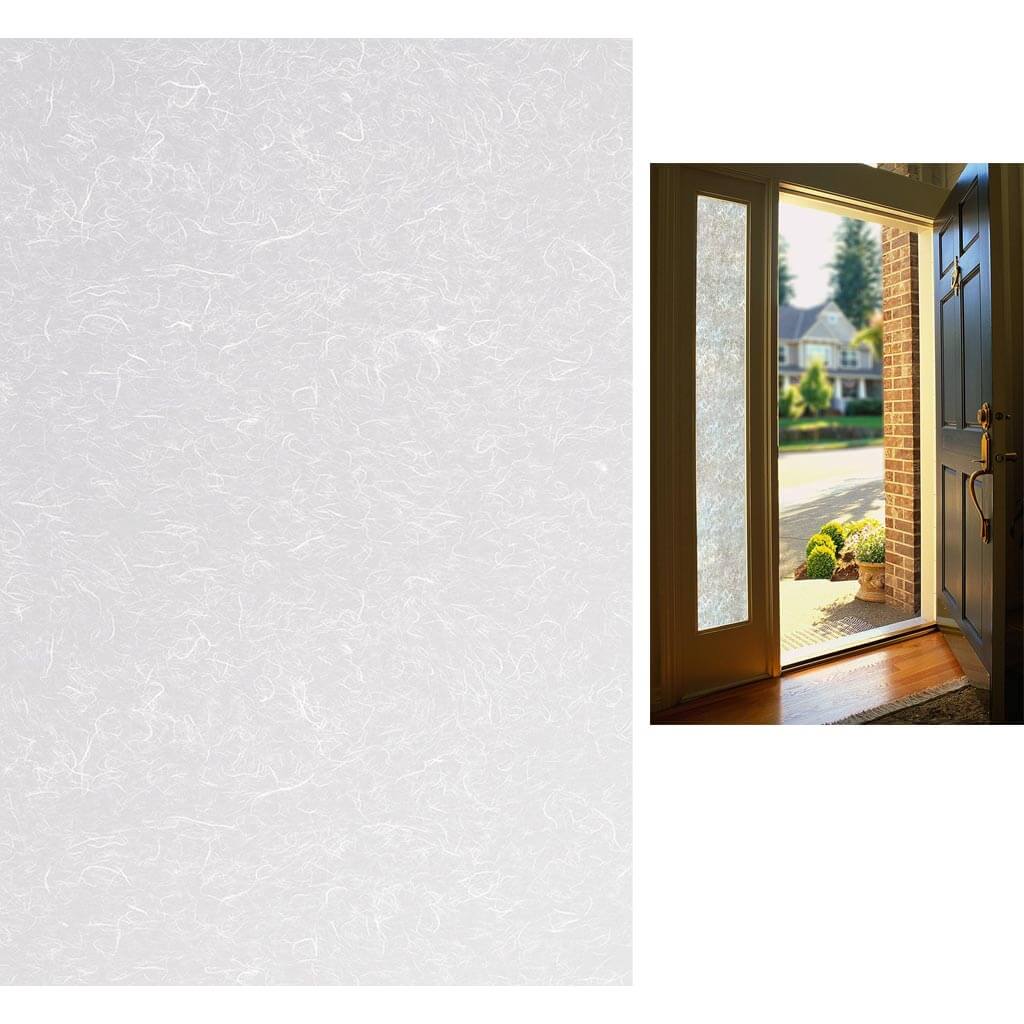 Window Film Rice Paper Sidelight, 12in x 83in