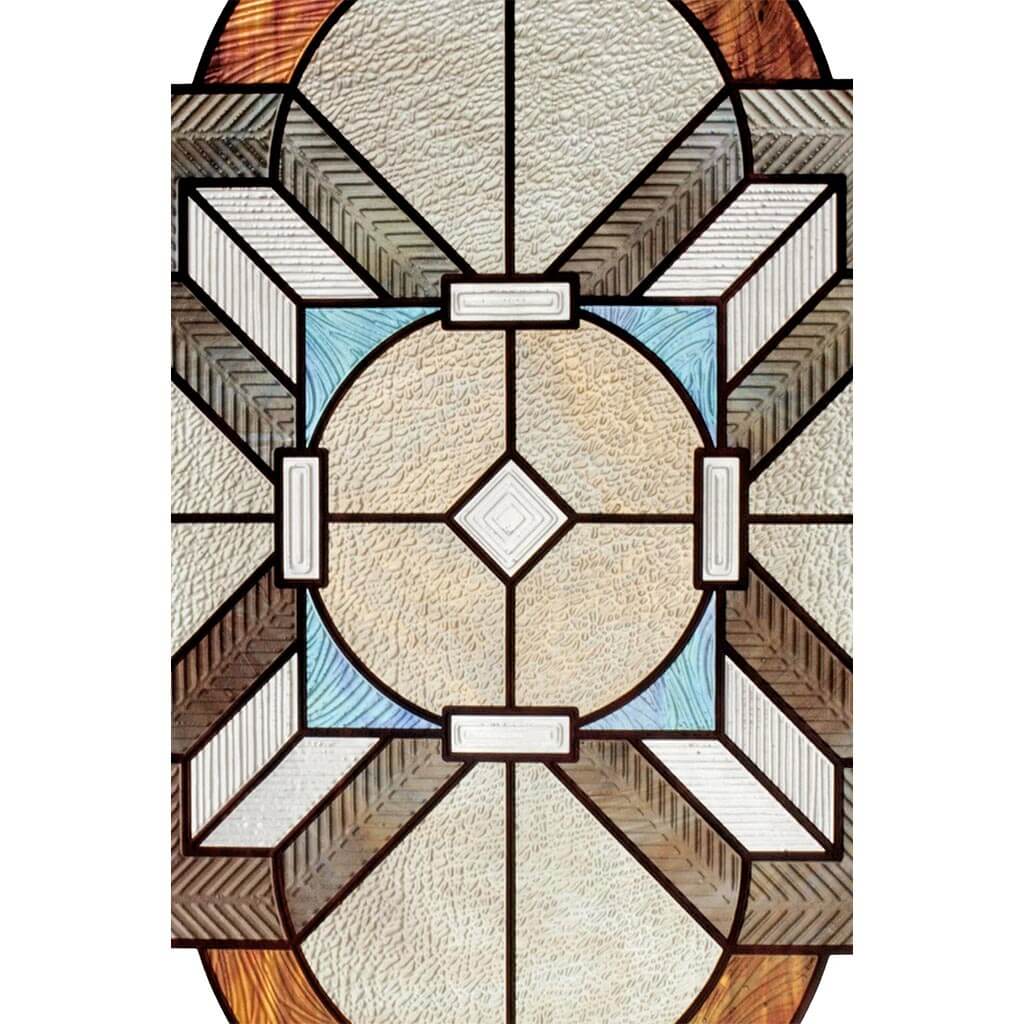 Window Accent Newport Amber Accent, 12in x 12in