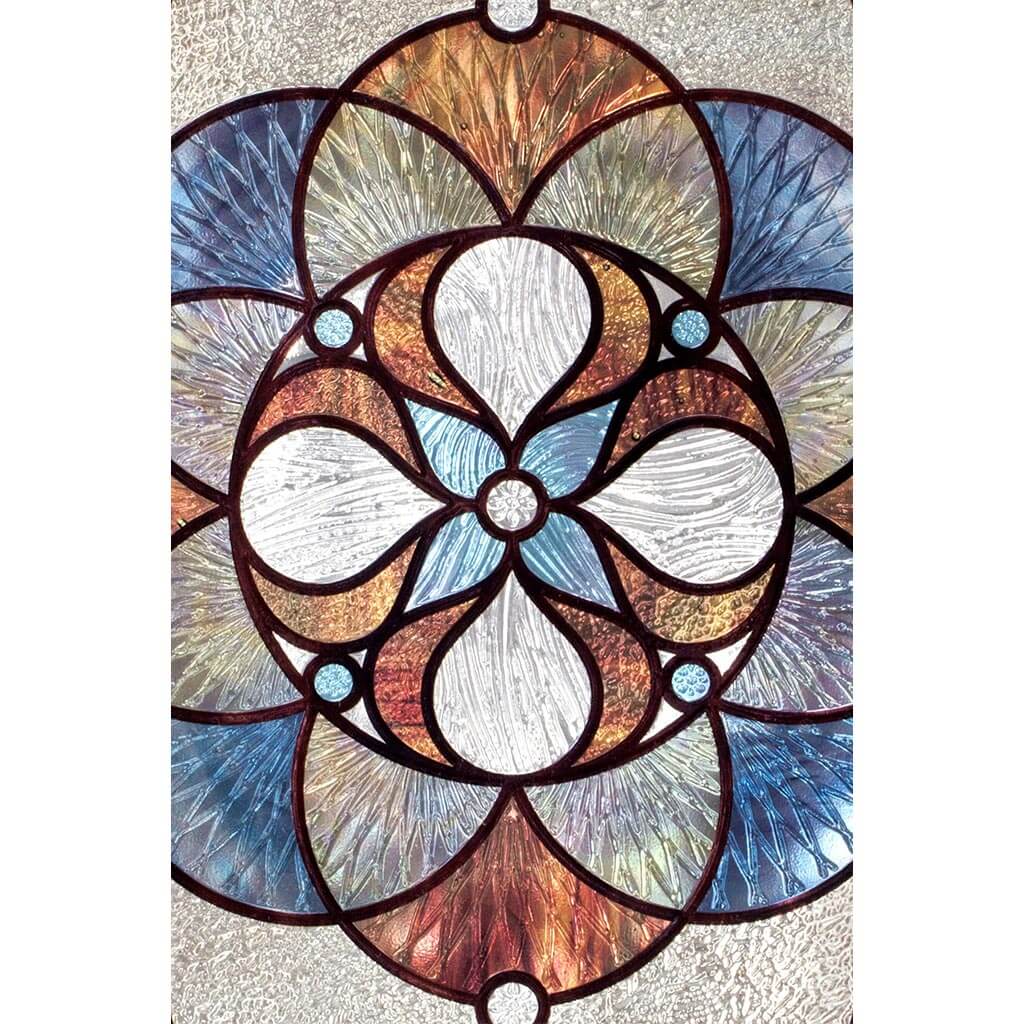 Window Film Venice Amber Accent, 12in x 12in