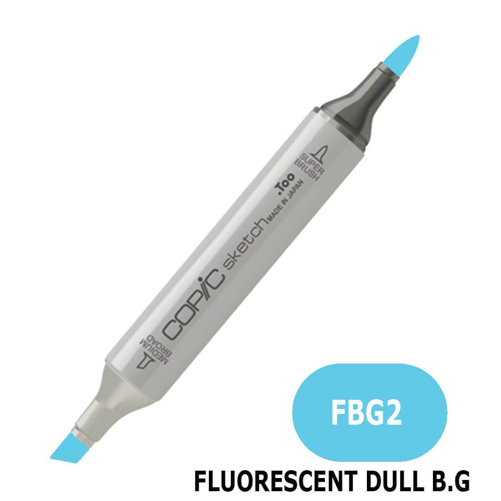 Sketch Marker Flourescent Dull Blue Green
