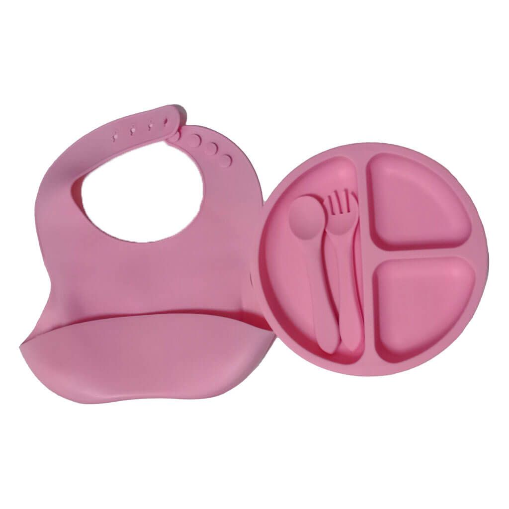 Kid's Meal Kit 4pc, Vivid Pink