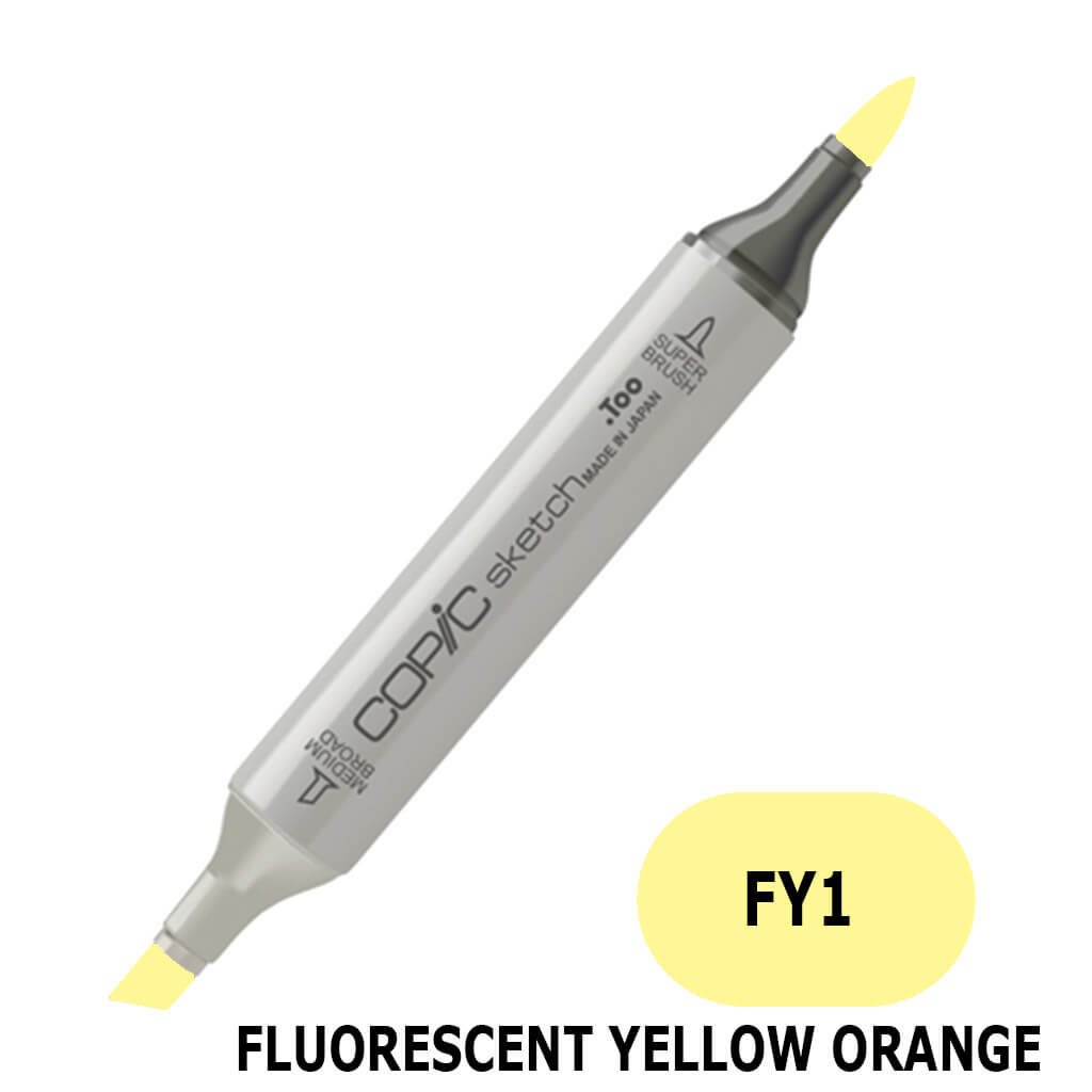 Sketch Marker Fluorescent Yellow Orange