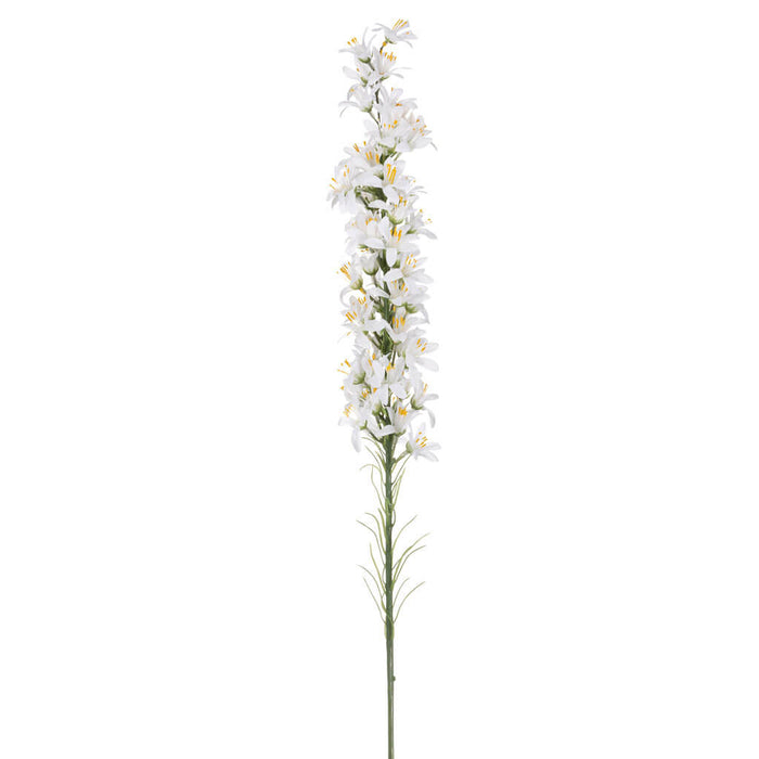 White Delphinium Spray, 34.5in