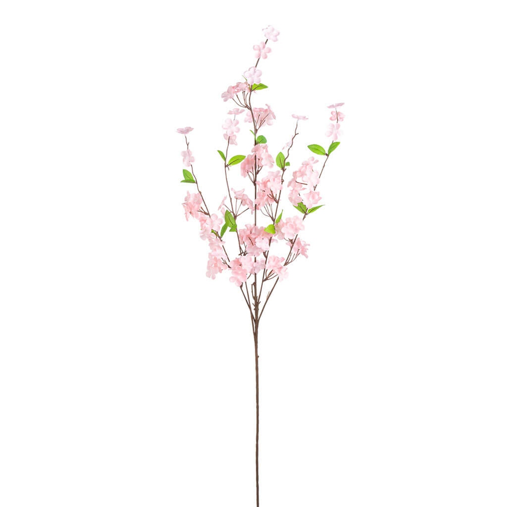Blush Cherry Blossom Spray, 42in