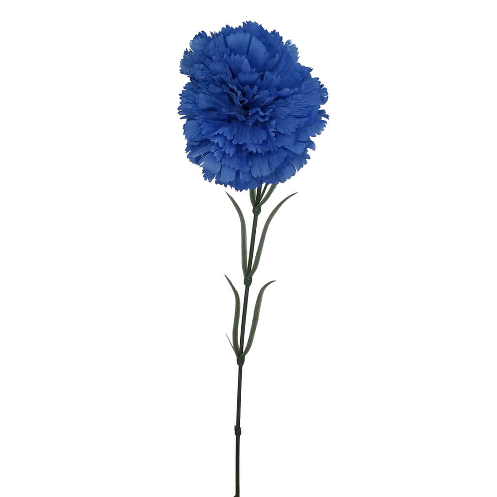 Blue Carnation Spray, 24in