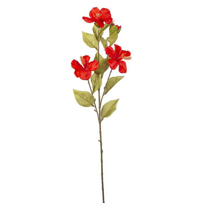 Red Hibiscus Stem, 28in