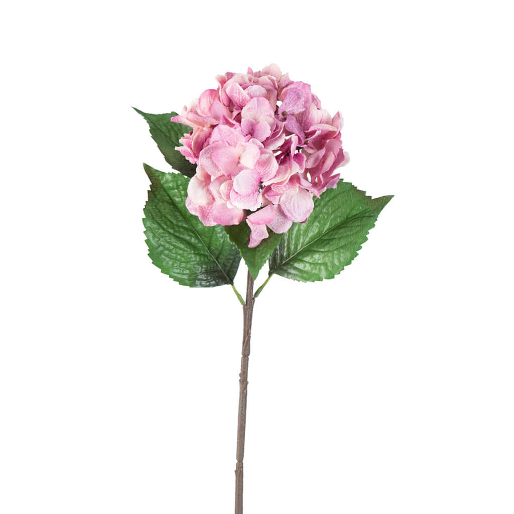 Pink Velvet Hydrangea Stem, 28in