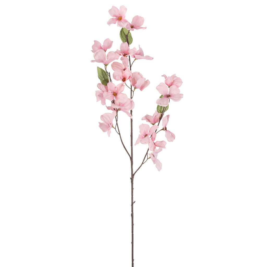 Pink Dogwood Spray, 32in