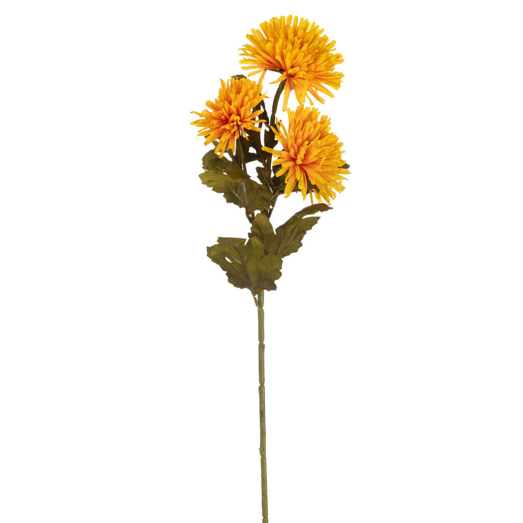 Deep Yellow Daisy Stem X 3, 26in