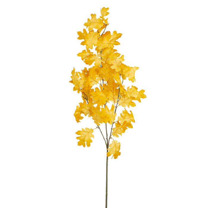 Yellow Oak Leaf Branch, 33in