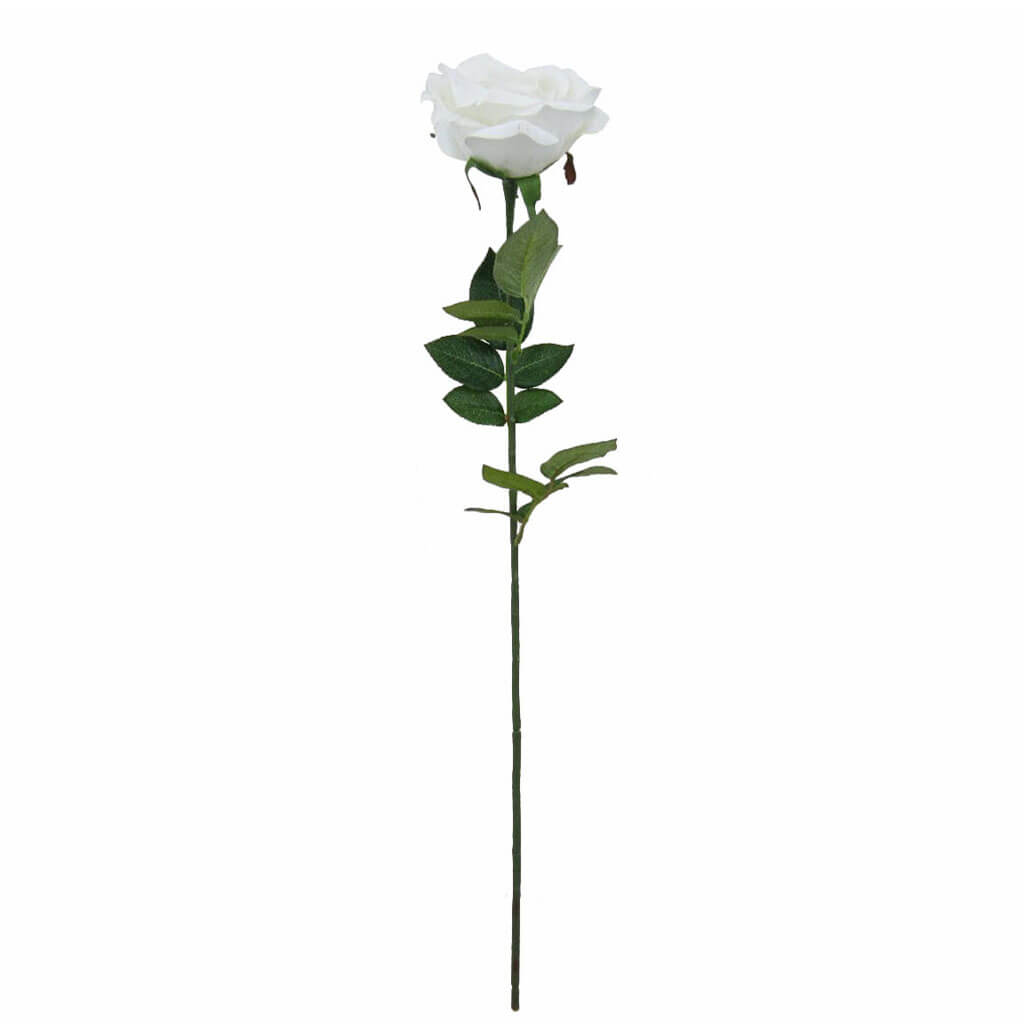 White Rose Stem, 27.5in