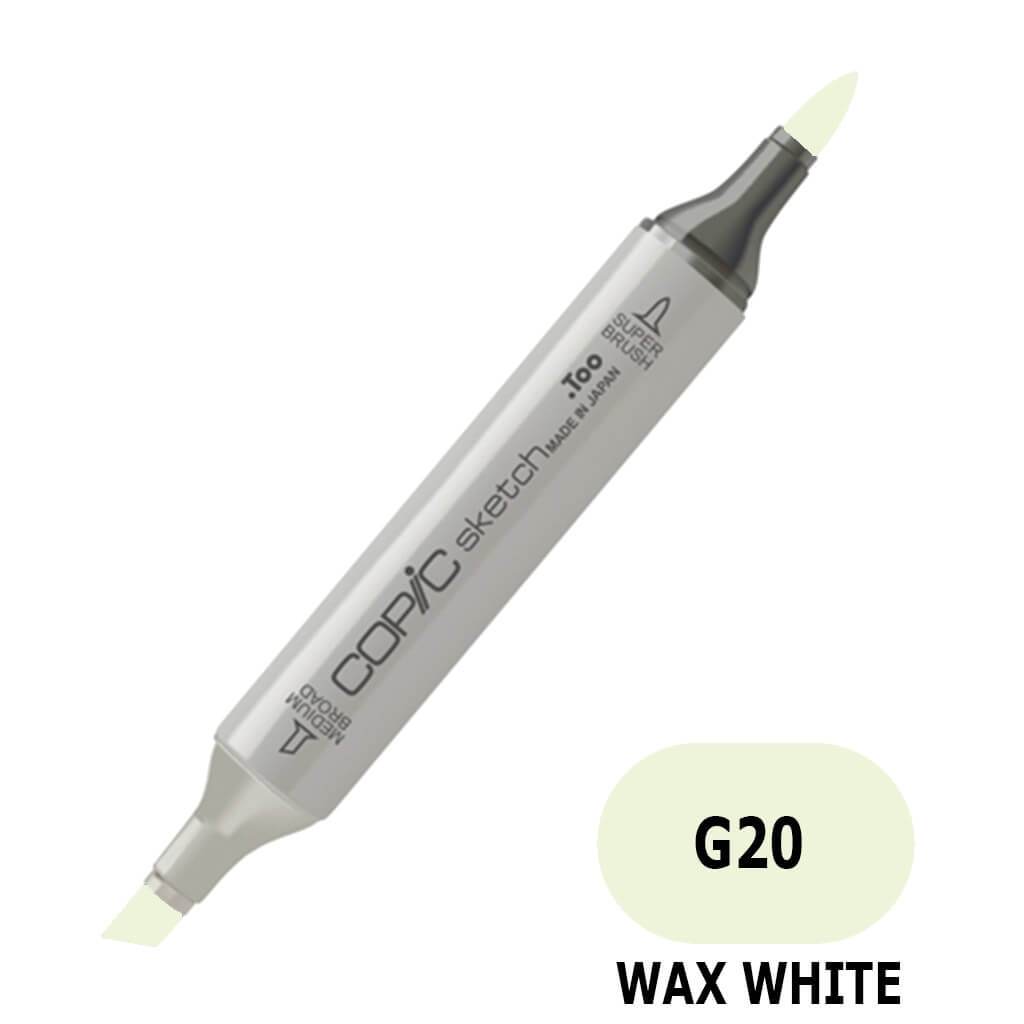 Sketch Marker Wax White G20