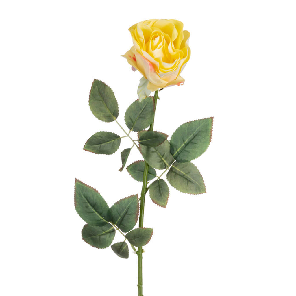 Yellow Real Touch Rose Stem, 30.5in