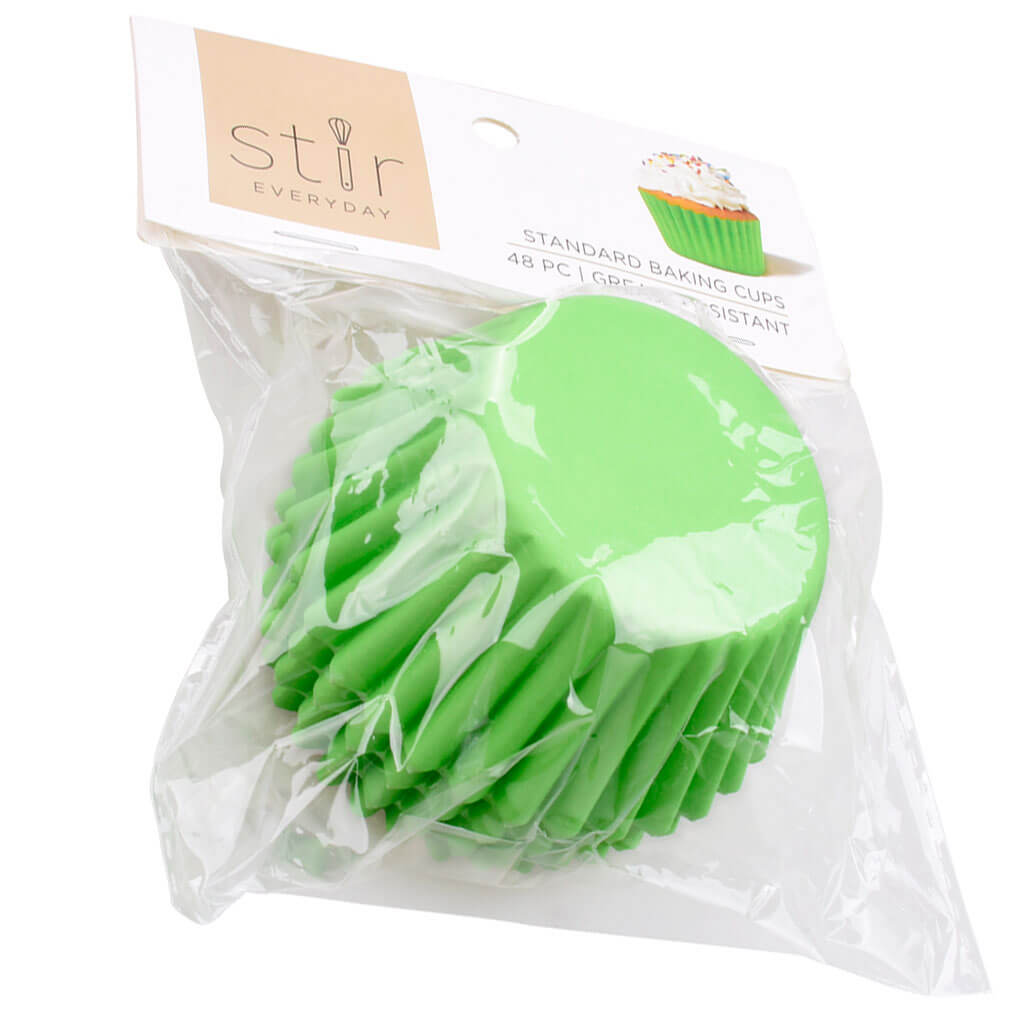 Green Greaseproof Baking Cups, 48ct