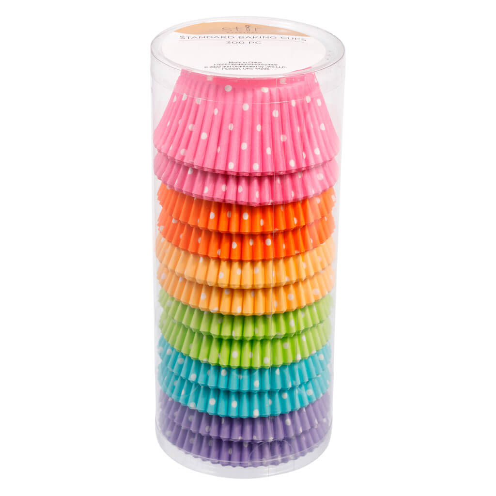 Pastel Dots Baking Cups, 300ct