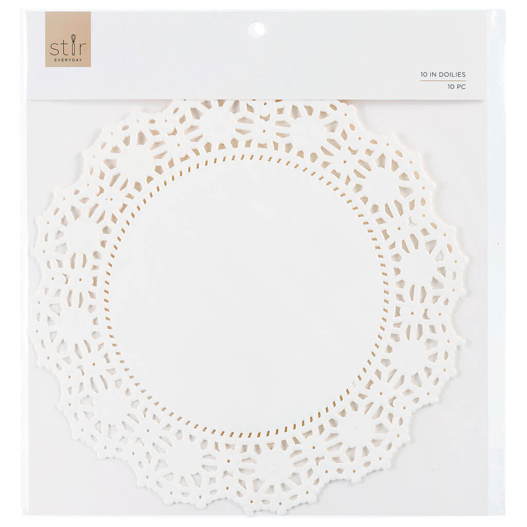 White Doilies 10ct, 10in