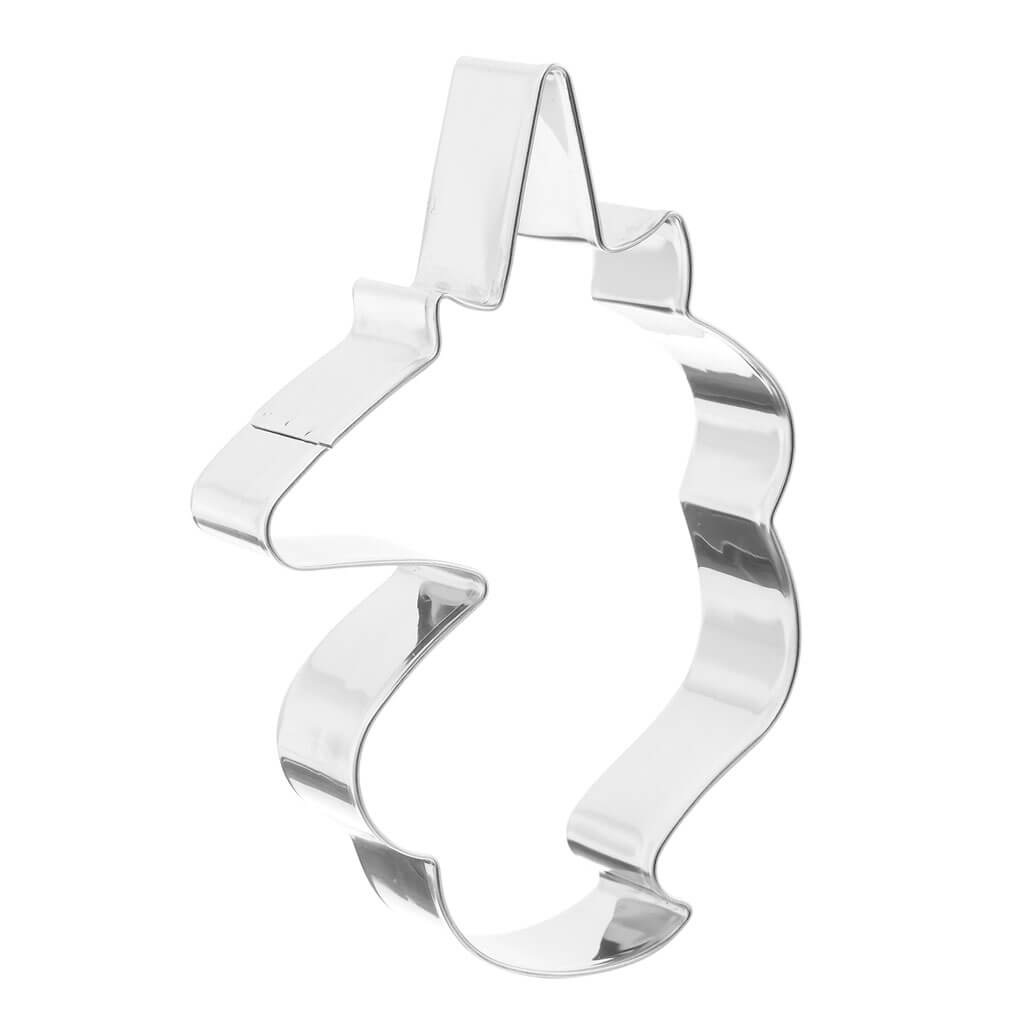Stainless Steel Unicorn Cookie Cutter, 3in x 4in