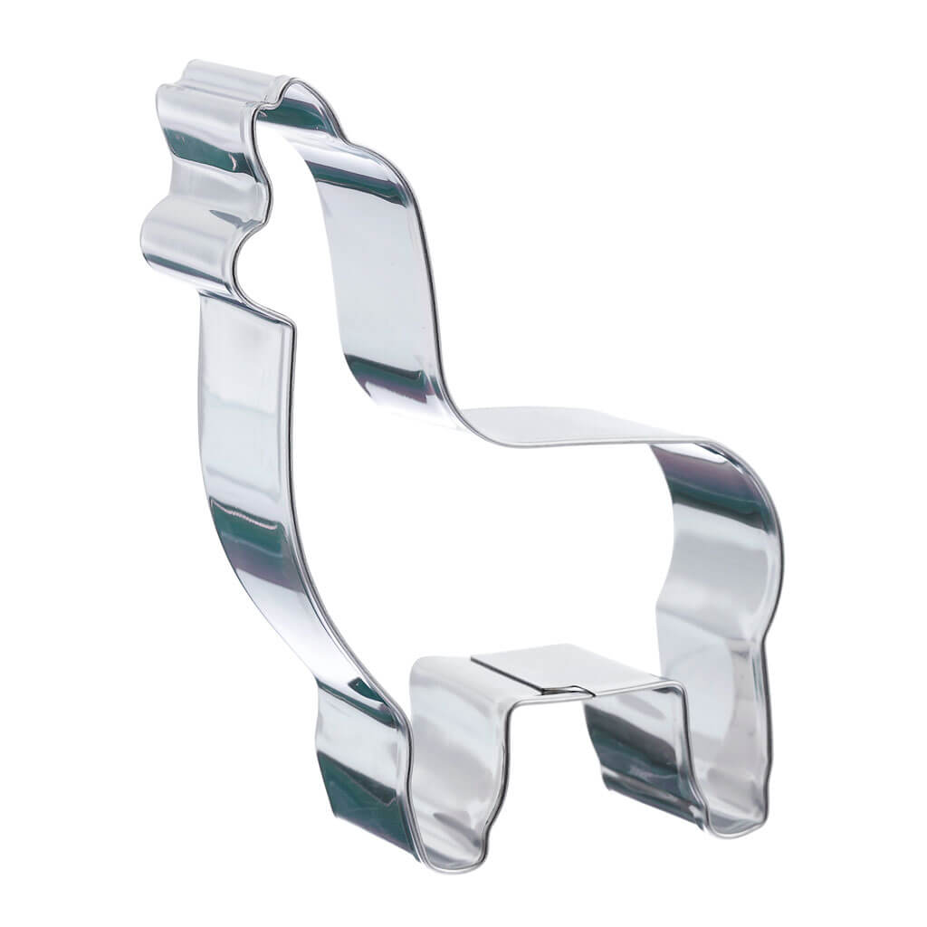 Stainless Steel Llama Cookie Cutter, 2.5in x 3.5in