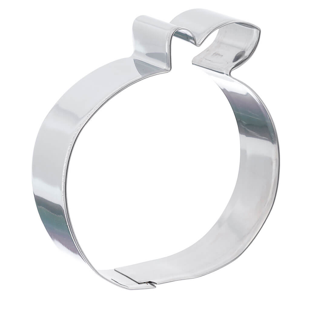 Stainless Steel Apple Cookie Cutter, 3in x 3.5in