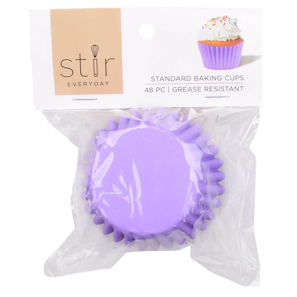 Purple Greaseproof Baking Cups, 48ct