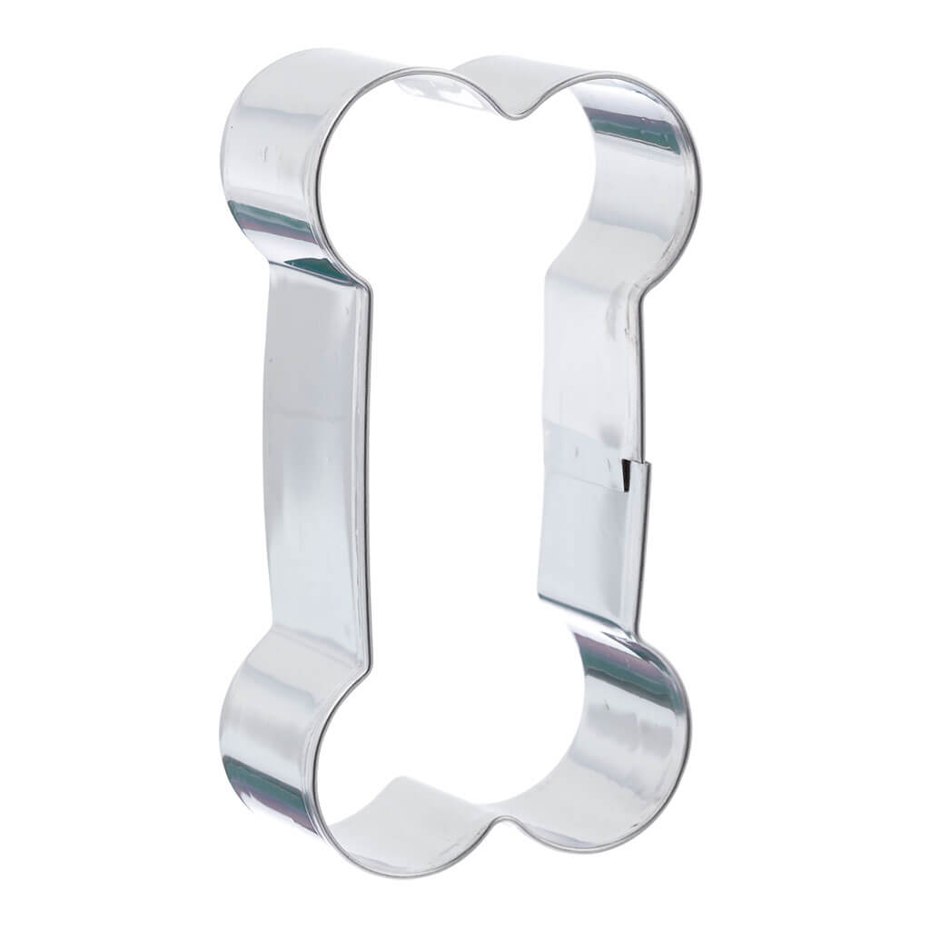 Stainless Steel Bone Cookie Cutter, 2in x 3.5in