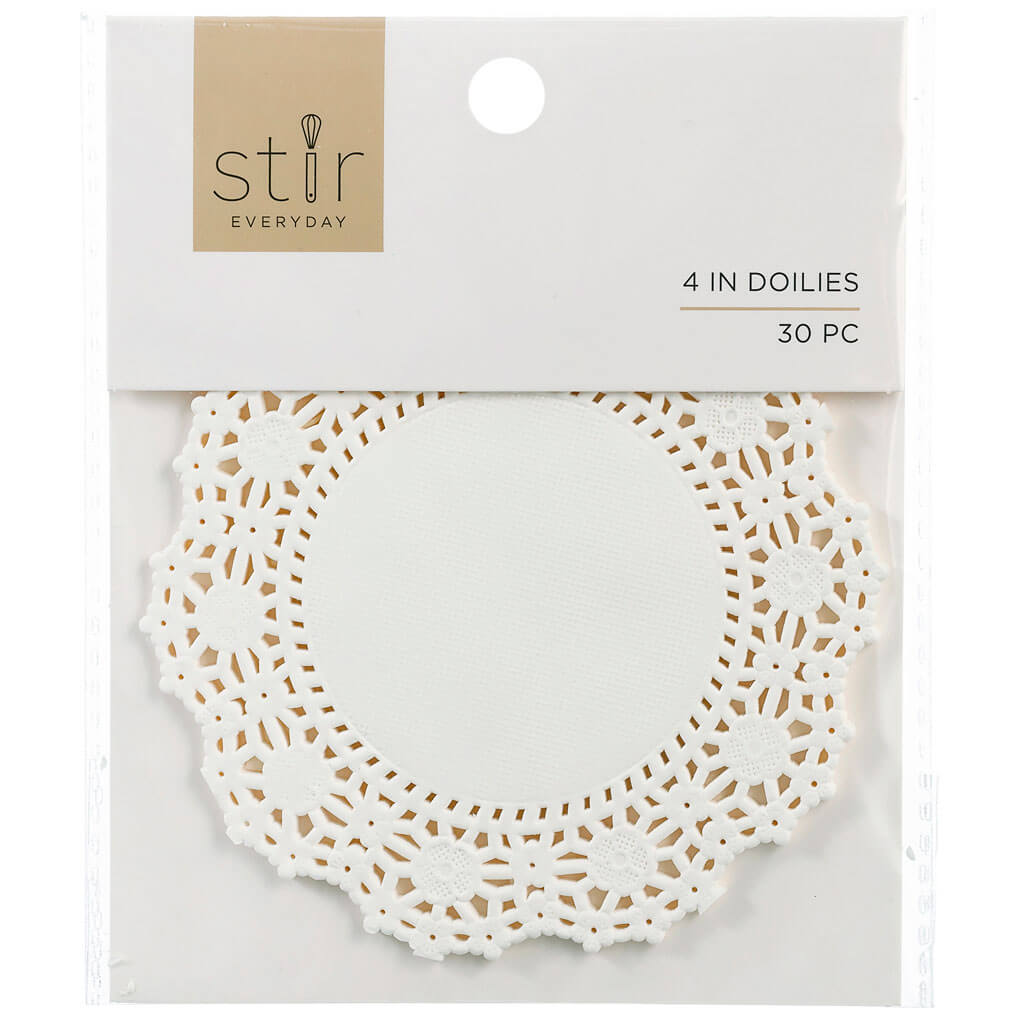 White Doilies 30ct, 4in