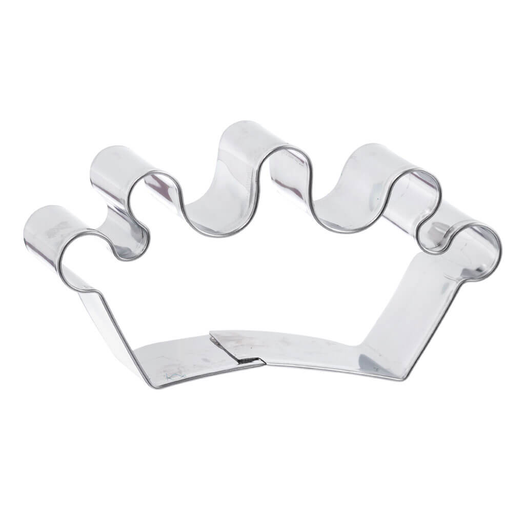 Stainless Steel Crown Cookie Cutter, 2in x 3.5in